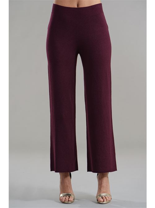 Pantalone in viscosa Grandi Francesco | 258005PRUGNA